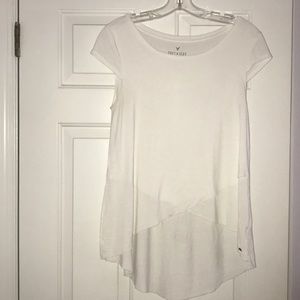 white double layer top